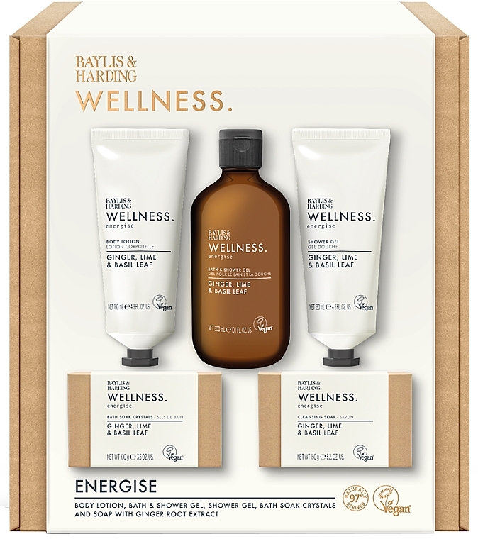 Zestaw, 5 produktów - Baylis & Harding Wellness Luxury Bathing Gift Set — Zdjęcie N1