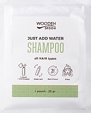 Szampon do włosów - Wooden Spoon Just Add Water Eco Shampoo — Zdjęcie N1