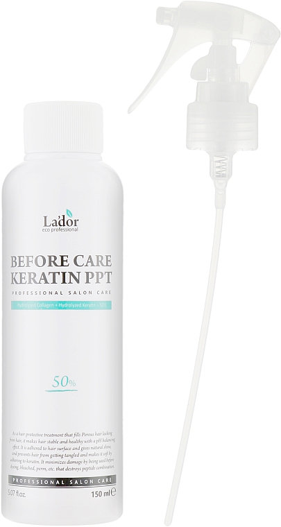 Ochronny spray do włosów z keratyną - La'dor Eco Before Care Keratin PPT — Zdjęcie N2