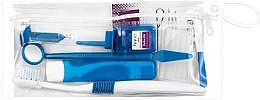 Zestaw ortodontyczny w kosmetyczce, niebieski - Feelo Ortho Kit — Zdjęcie N1