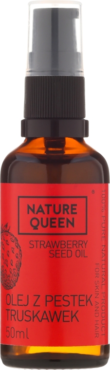 Olej z pestek truskawek - Nature Queen Strawberry Seed Oil — Zdjęcie N3