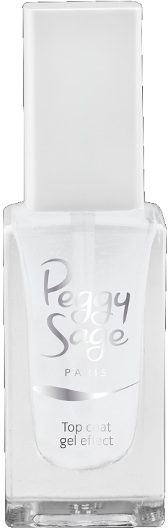 Top coat do paznokci dający efekt żelu - Peggy Sage Top Coat Gel Effect  — Zdjęcie N1