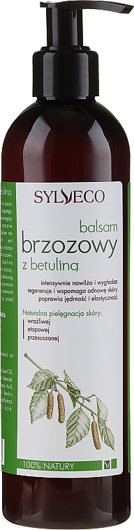 Balsam brzozowy z betuliną do ciała do skóry wrażliwej, atopowej i przesuszonej - Sylveco Balm — Zdjęcie N1