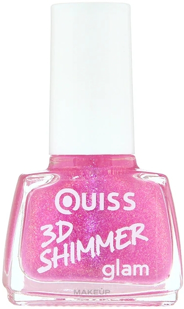 Lakier do paznokci - Quiss 3D Shimmer Glam — Zdjęcie 01