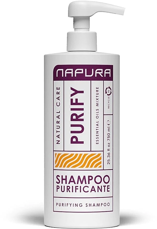 PRZECENA! Szampon oczyszczający - Napura Purify Purifying Shampoo * — Zdjęcie N2