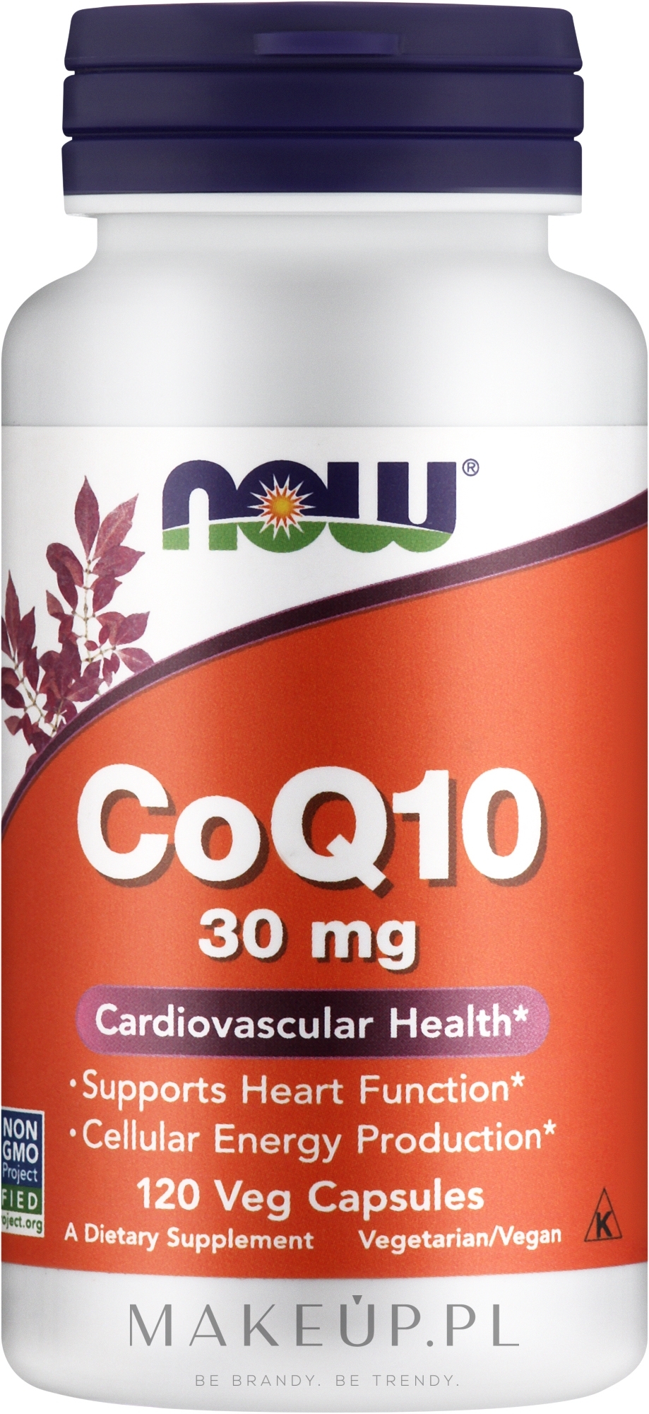 Koenzym Q10, 30 mg, 120 kapsułek - Now Foods CoQ10  — Zdjęcie 120 szt.