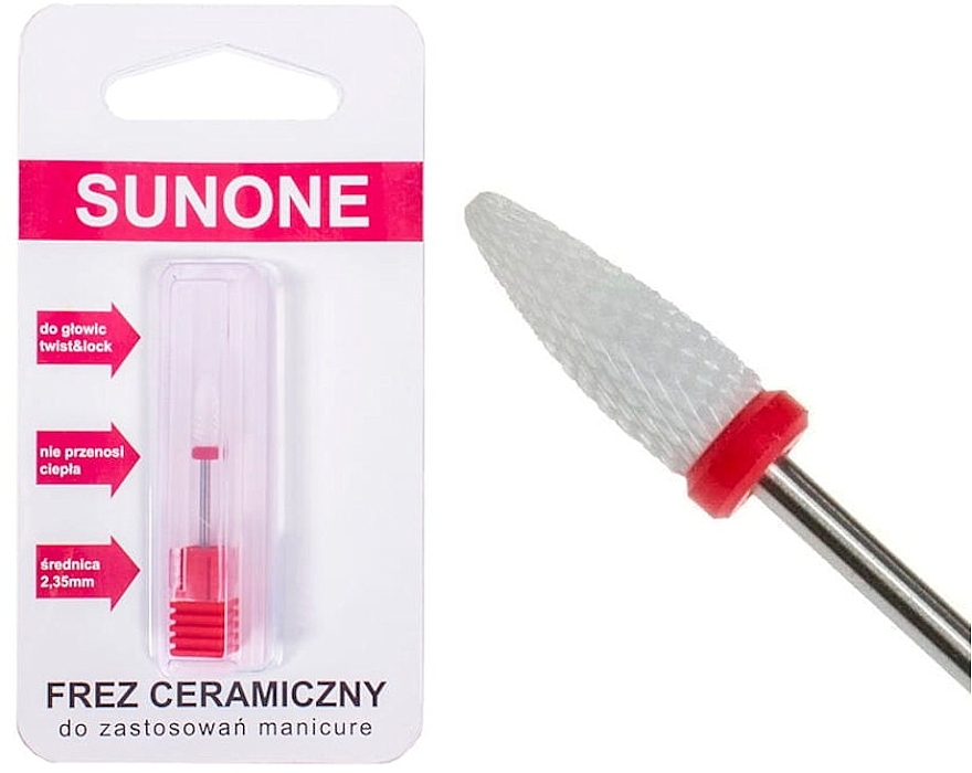 Ceramiczny nóż CS1 Flame, delikatny, czerwony - Sunone — Zdjęcie N1