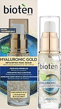 Serum przeciwzmarszczkowe - Bioten Hyaluronic Gold Replumping Pearl Serum — Zdjęcie N2