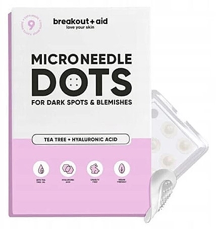 Plastry na trądzik - Breakout + Aid Microneedle Dots For Dark Spots And Blemishes  — Zdjęcie N1