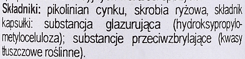 Suplement diety w kapsułkach z cynkiem, 50 mg - Now Foods Zinc Picolinate 50mg Veg Capsules — Zdjęcie N6