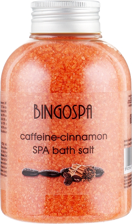 Antycellulitowa sól do kąpieli SPA z kofeiną i cynamonem - BingoSpa Cellulite Bath Salt SPA — Zdjęcie N2