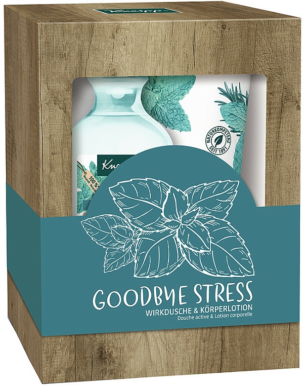 Zestaw do pielęgnacji ciała - Kneipp Goodbye Stress Set (sh/gel/250ml + b/lot/200ml) — Zdjęcie N1