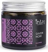Kup Czarne mydło Róża - Intaj Cosmetics Savon Noir With Alle Rose