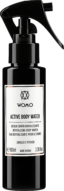 Aktywna woda do ciała imbir i wetyweria - Womo Active Body Water Ginger & Vetiver — Zdjęcie N1