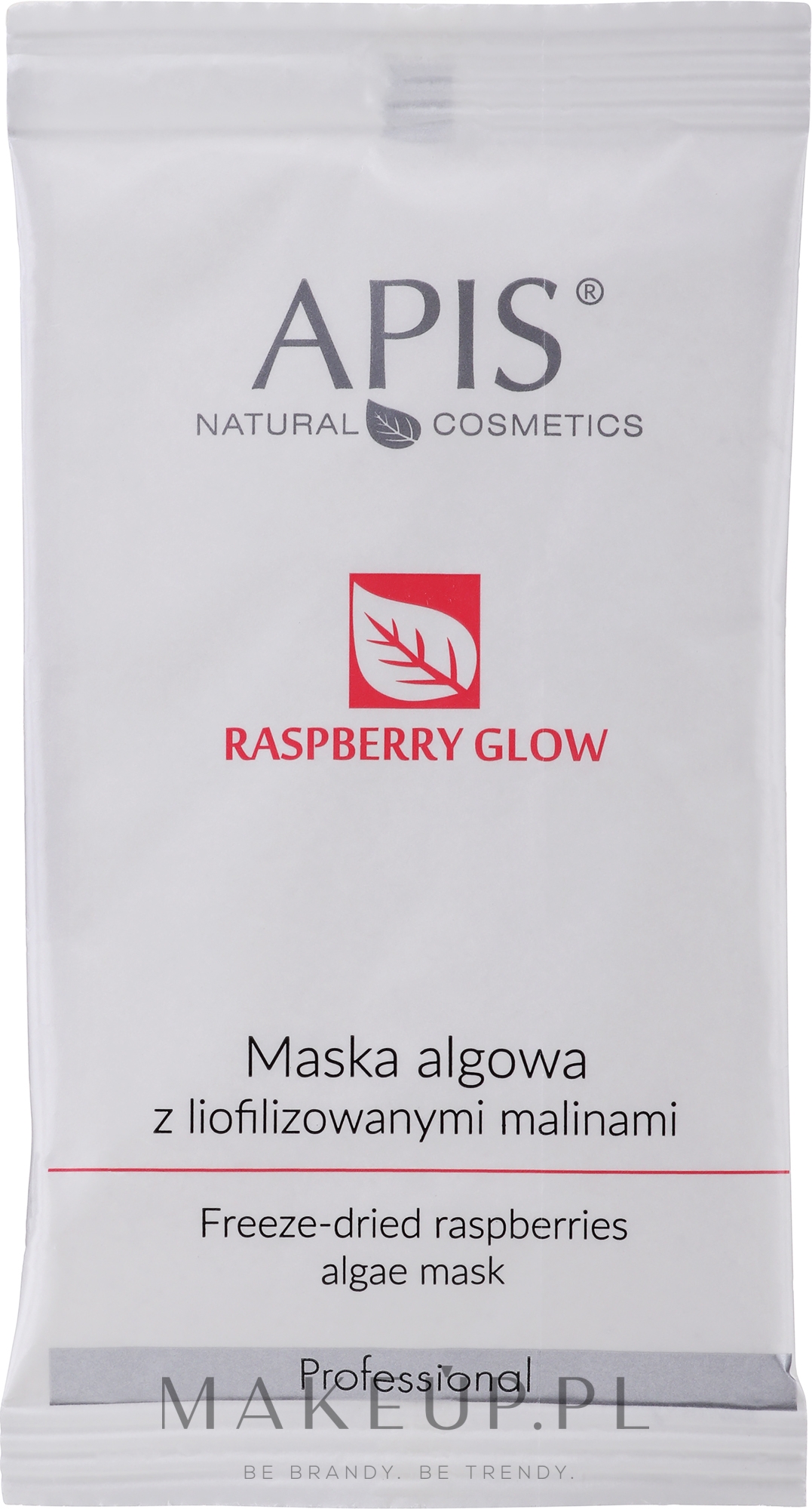 Maska algowa z liofilizowanymi malinami - APIS Professional Raspberry Glow Algae Mask — Zdjęcie 20 g