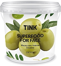 Kup Maska alginianowa z efektem detoksykacji Oliwka, spirulina i wodorosty - Tink SuperFood For Face Alginate Mask