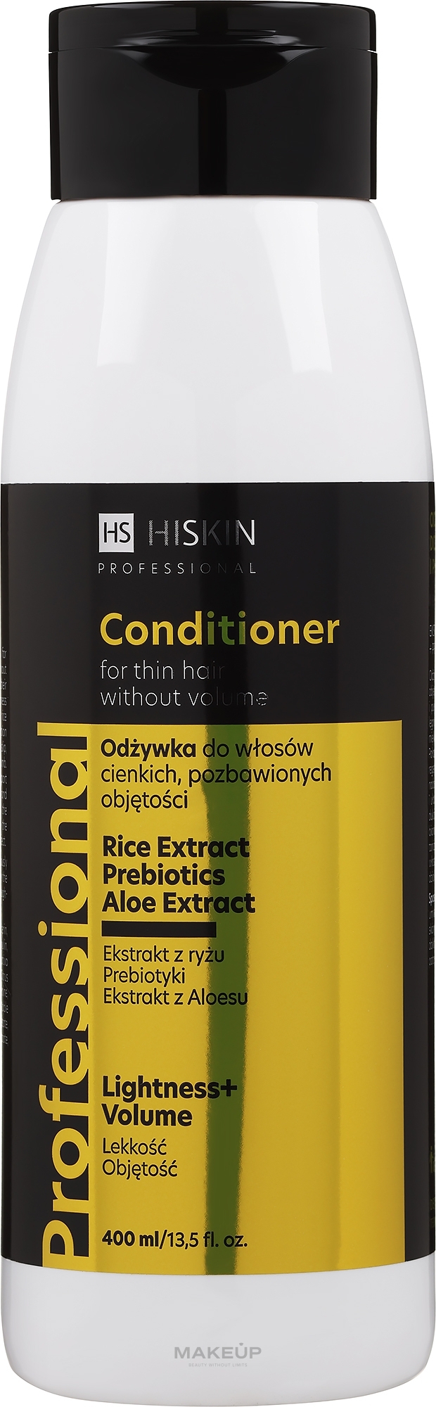 Odżywka do włosów cienkich, pozbawionych objętości - HiSkin Professional Conditioner — Zdjęcie 400 ml