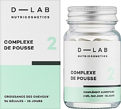 Suplement diety Hair Growth Complex - D-Lab Nutricosmetics Hair Growth Complex — Zdjęcie N2