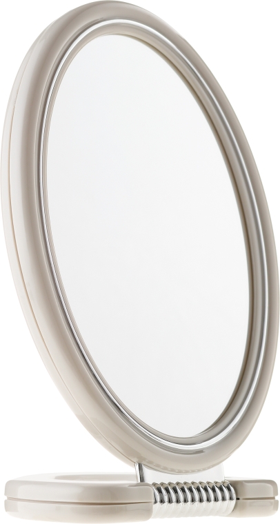 Dwustronne lusterko kosmetyczne, 9503, białe - Donegal Mirror — Zdjęcie N2