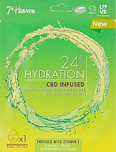 Kup Maska nawilżająca - 7th Heaven 24H Hydration CBD Infusion Sheet Mask