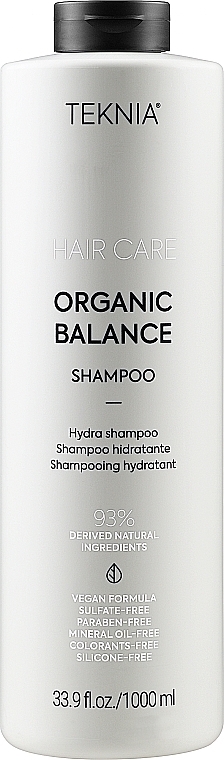 Pielęgnujący szampon bez siarczanów - Lakmé Teknia Organic Balance Shampoo — Zdjęcie N3