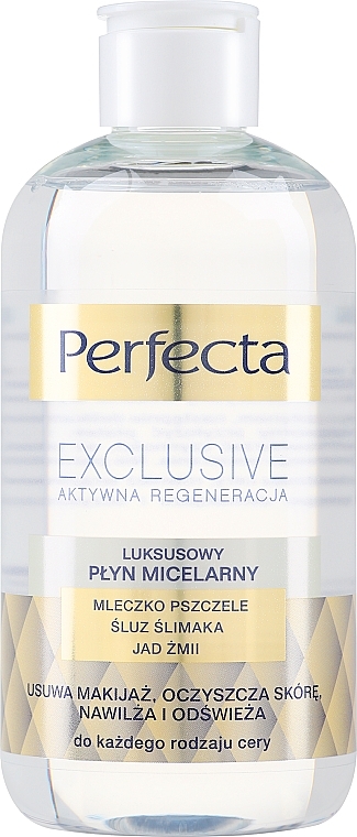 Płyn micelarny - Perfecta Exclusive Luxurious Micellar Water — Zdjęcie N1