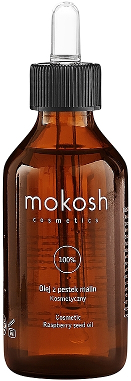 Kosmetyczny olej z pestek malin - Mokosh Cosmetics Raspberry Seed Oil — Zdjęcie N2
