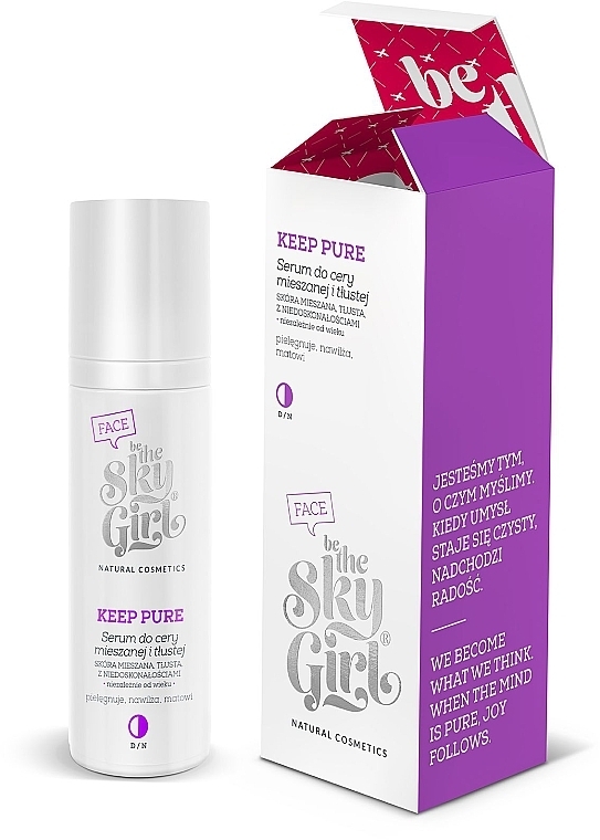 PRZECENA! Serum do cery mieszanej i tłustej - Be The Sky Girl Keep Pure * — Zdjęcie N1