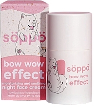 Kup Nawilżający i kojący krem do twarzy na noc - Soppo Bow Wow Effect Moisturizing And Soothing Night Face Cream 