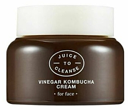 Kup Wegański nawilżający krem do twarzy kombucha - Juice To Cleanse Vinegar Kombucha Cream