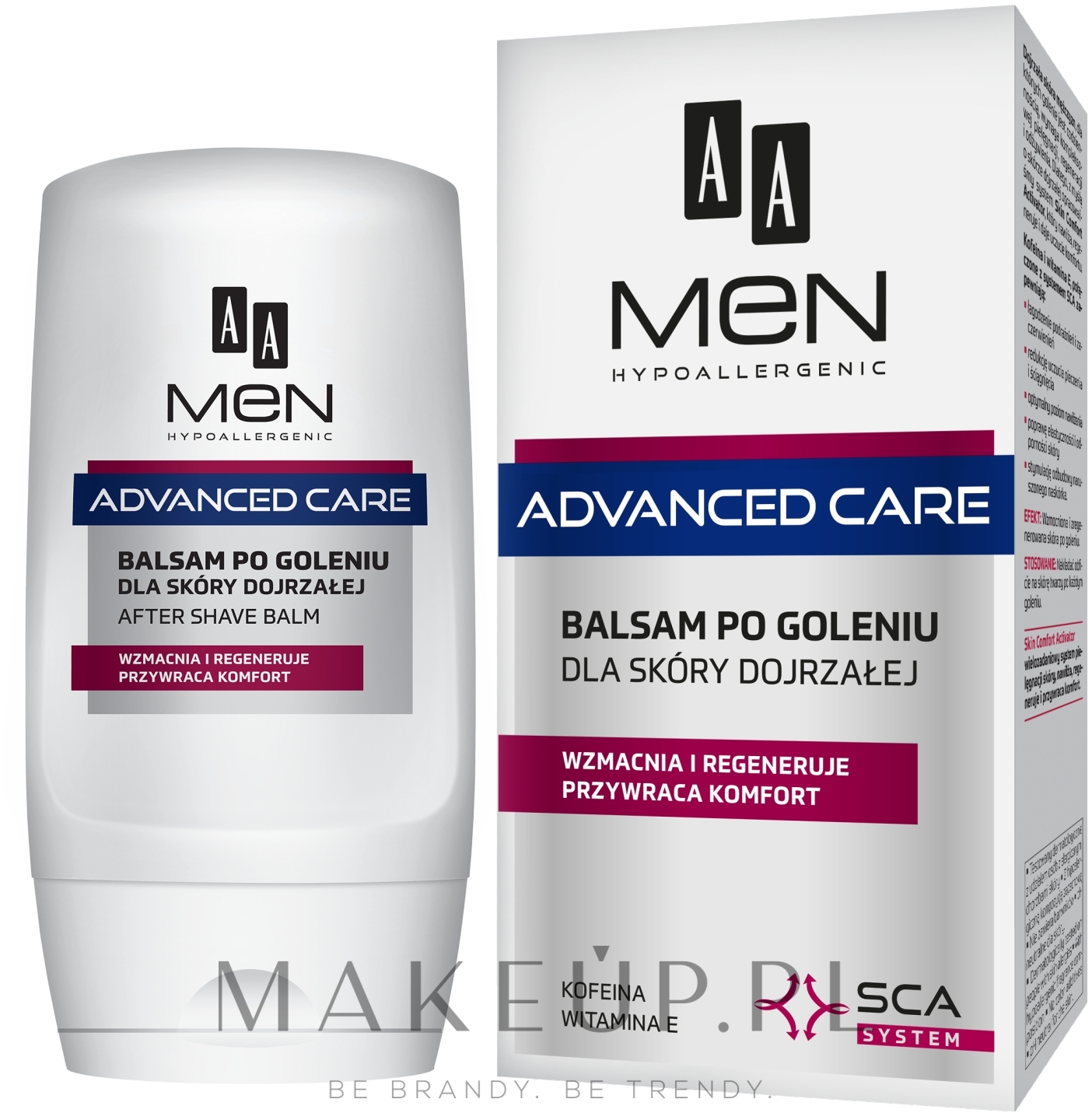 Balsam po goleniu do skóry dojrzałej - AA Men Advanced Care — Zdjęcie 100 ml