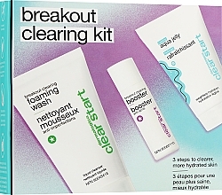 WYPRZEDAŻ Zestaw - Dermalogica Clear Start Breakout Clearing Kit (foam/75 ml + gel/10 ml + cr/25 ml) * — Zdjęcie N1