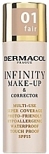 Kup Podkład i korektor 2 w 1 - Dermacol Infinity Make-up & Corrector