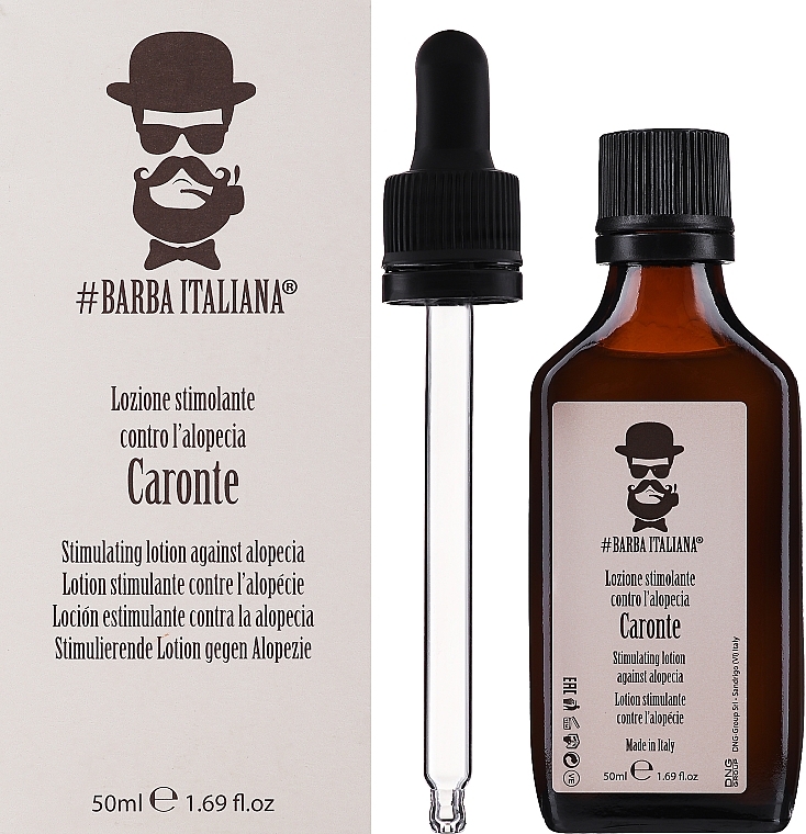 Serum do brody z olejem arganowym i olejkiem migdałowym - Barba Italiana Caronte — Zdjęcie N2