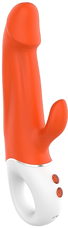 Wibrator z 9 trybami wibracji, pomarańczowy - S-Hande Wave Rabbit Orange — Zdjęcie N1