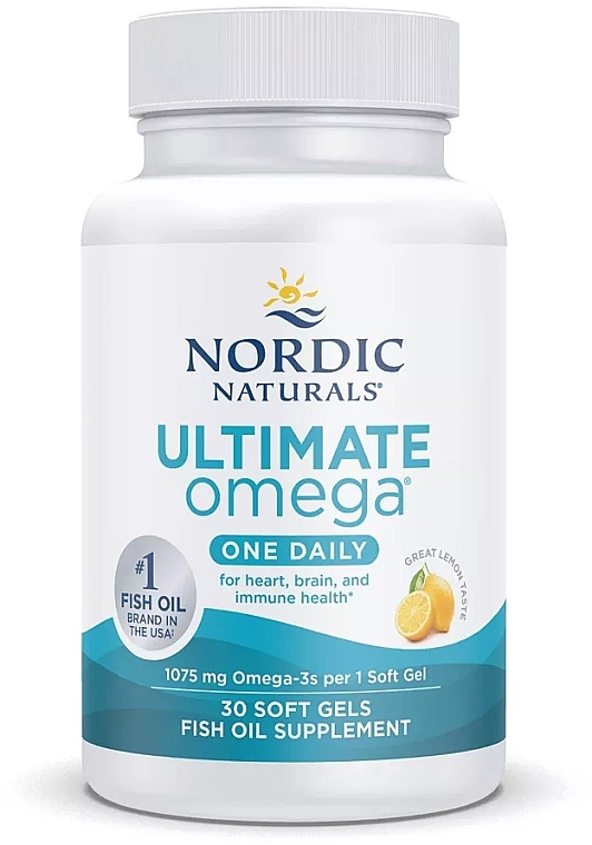 Suplement diety Omega, 1075mg - Nordic Naturals Ultimate Omega One Daily — Zdjęcie N2