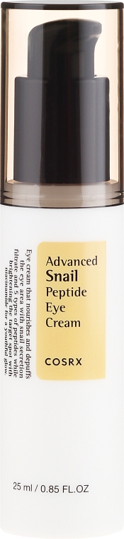 Nawilżająco-odżywczy krem pod oczy ze śluzem ślimaka - Cosrx Advanced Snail Peptide Eye Cream — Zdjęcie N3