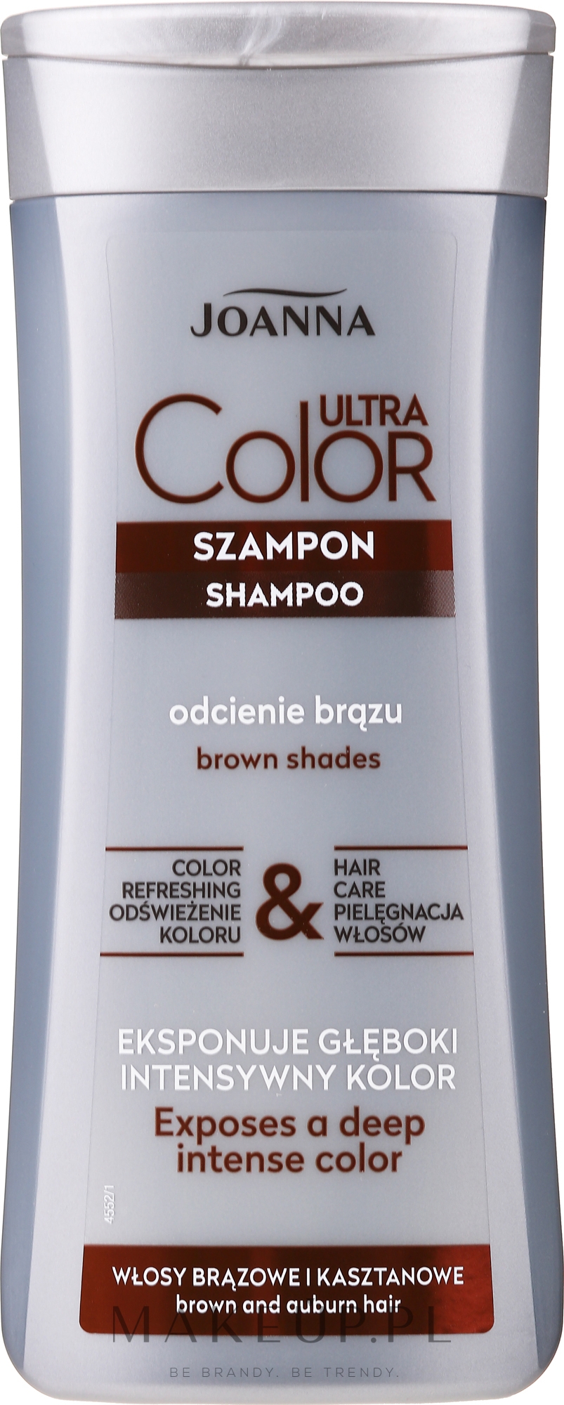 Szampon podkreślający odcień włosów brązowych i kasztanowych - Joanna Ultra Color System — Zdjęcie 200 ml