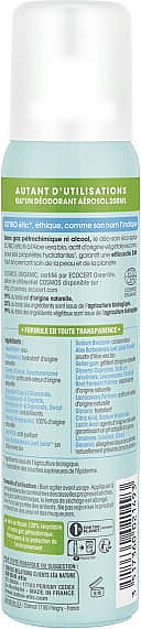 Dezodorant w sprayu z aloesem - So'Bio Etic Organic Aloe Vera Deodorant Spray — Zdjęcie N2