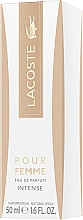 Lacoste Pour Femme Intense - Woda perfumowana — Zdjęcie N4