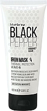 Termoochronna maska do włosów suchych z czarnym pieprzem - Inebrya Black Pepper Iron Mask — Zdjęcie N2
