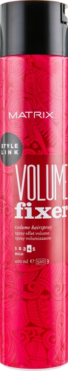 Mocny lakier zwiększający objętość włosów - Matrix Style Link Volume Fixer Volumizing Hairspray — Zdjęcie N3