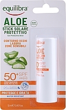 Aloesowy sztyft przeciwsłoneczny SPF 50+ - Equilibra Aloe Line Sun Protection Stick — Zdjęcie N1