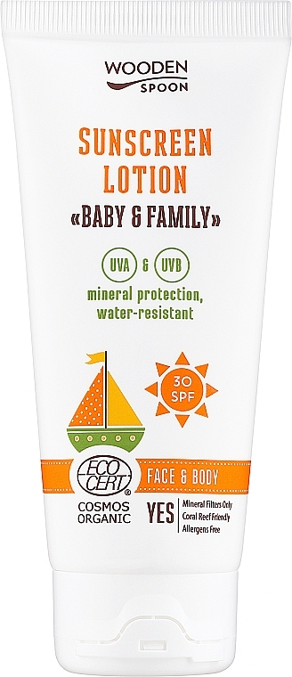 Mleczko do ciała - Wooden Spoon Baby & Family Milk SPF30  — Zdjęcie N1