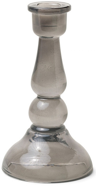 Szklany świecznik - Paddywax Tall Glass Taper Holder Black — Zdjęcie N1