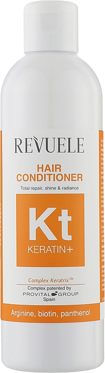 Odbudowujący balsam-odżywka do włosów - Revuele Keratin+ Hair Balm Conditioner — Zdjęcie N1