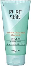 Kup Maseczka glinkowa do twarzy - Oriflame Pure Skin 5 Minute Oil-control Clay Mask
