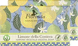 Zestaw mydeł cytrynowych Coastal - Florinda Mosaici Italiani Vegetal Soap (soap/2x200g) — Zdjęcie N3