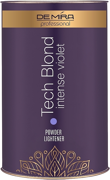 Rozświetlacz do twarzy - DeMira Professional Tech Blond Intense Violet Powder