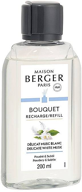 Wkład do dyfuzora zapachowego - Maison Berger Delicate White Musk — Zdjęcie N1